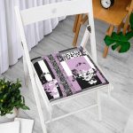 Modern Geometrik Motifli Özel Tasarım Fermuarlı Sandalye Minderi Realhomes