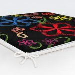 - httpsrealarge.comserdarMinderFermuarli-KareFrm-4829-Gorsel12-Gorsel-5 - Realhomes  Realhomes Siyah Zeminli Rengarenk Çiçekler Dijital Baskılı Modern Sandalye Minderi Realhomes