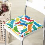 Realhomes Origami Gemiler Dijital Baskılı Modern Sandalye Minderi Realhomes