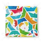 Realhomes Origami Gemiler Dijital Baskılı Modern Sandalye Minderi Realhomes