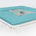 Realhomes Köpek Desenli Dijital Baskılı Modern Fermuarlı Sandalye Minderi Realhomes