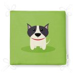 Realhomes Köpek Desenli Dijital Baskılı Modern Fermuarlı Sandalye Minderi Realhomes