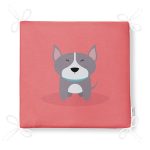 Realhomes Köpek Desenli Dijital Baskılı Modern Fermuarlı Sandalye Minderi Realhomes