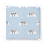 Realhomes Bulutlara Sarılmış Ayıcıklar Dijital Baskılı Modern Sandalye Minderi Realhomes