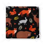 Realhomes Sevimli Hayvanlar Desenli Dijital Baskılı Modern Sandalye Minderi Realhomes