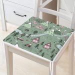 Realhomes Dijital Baskılı Modern Fermuarlı Sandalye Minderi Realhomes