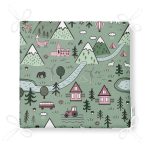 Realhomes Dijital Baskılı Modern Fermuarlı Sandalye Minderi Realhomes