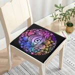 - httpsrealarge.comserdarMinderFermuarli-KareFrm-5009siyah-Gorsel12-Gorsel-2 - Realhomes  RealHomes Siyah Zeminde Renkli Üçüncü Göz Motifli Fermuarlı Sandalye Minderi Realhomes