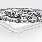 RealHomes Eski Medusa Özel Tasarım Fermuarlı Sandalye Minderi Realhomes