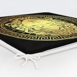 - httpsrealarge.comserdarMinderFermuarli-KareFrm-5034-Gorsel12-Gorsel-5 - Realhomes RealHomes Özel Tasarım Siyah Zeminde Gold Medusa Dekoratif Fermuarlı Sandalye Minderi Realhomes