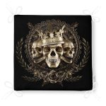 - httpsrealarge.comserdarMinderFermuarli-KareFrm-5048-Gorsel12-Gorsel-4 - Realhomes Siyah Zeminde Gümüş Kuru Kafa Motifli Fermuarlı Sandalye Minderi Realhomes