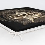 - httpsrealarge.comserdarMinderFermuarli-KareFrm-5048-Gorsel12-Gorsel-5 - Realhomes Siyah Zeminde Gümüş Kuru Kafa Motifli Fermuarlı Sandalye Minderi Realhomes