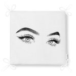 - httpsrealarge.comserdarMinderFermuarli-KareFrm-5096-Gorsel12-Gorsel-4 - Realhomes RealHomes Beyaz Zeminde Kirpik Motifli Özel Tasarım Fermuarlı Sandalye Minderi Realhomes