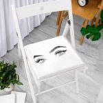 - httpsrealarge.comserdarMinderFermuarli-KareFrm-5096beyazayna-Gorsel12-Gorsel-1 - Realhomes RealHomes Beyaz Zeminde Kirpik Motifli Özel Tasarım Fermuarlı Sandalye Minderi Realhomes