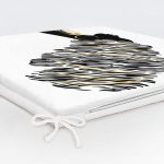 Siyah Beyaz Zenci Kadın Motifli Dekoratif Fermuarlı Sandalye Minderi Realhomes