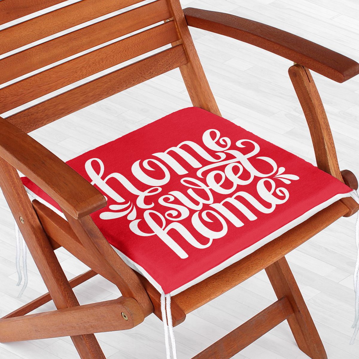 Home Sweet Home Dekorati Kare Sandalye Minderi 40x40cm ermuarlı Realhomes