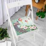 RealHomes Dini Motifli Özel Tasarım Dijital Baskılı Fermuarlı Sandalye Minderi Realhomes