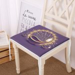 RealHomes Dini Motifli Özel Tasarım Dijital Baskılı Fermuarlı Sandalye Minderi Realhomes