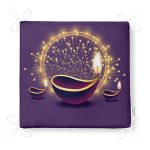 RealHomes Dini Motifli Özel Tasarım Dijital Baskılı Fermuarlı Sandalye Minderi Realhomes