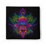 - httpsrealarge.comserdarMinderFermuarli-KareFrm-5209-Gorsel12-Gorsel-4 - Realhomes Siyah Zeminde Renkli Fâtımâ'nın Eli Desenli Fermuarlı Sandalye Minderi Realhomes