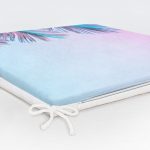 Büyüleyici Renklerde Tropikal Yaprak Motifli Özel Tasarım Modern Fermuarlı Sandalye Minderi Realhomes