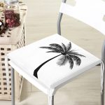 - httpsrealarge.comserdarMinderFermuarli-KareFrm-5228-Gorsel12-Gorsel-3 - Realhomes Beyaz Zeminde Siyah Palmiye Desenli Özel Tasarım Fermuarlı Sandalye Minderi Realhomes