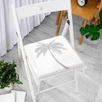 - httpsrealarge.comserdarMinderFermuarli-KareFrm-5228gri-Gorsel12-Gorsel - Realhomes Beyaz Zeminde Gri Palmiye Desenli Modern Fermuarlı Sandalye Minderi Realhomes