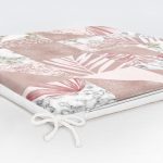 Mermer Desen Temalı Geometrik Özel Tasarım Fermuarlı Sandalye Minderi Realhomes