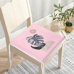 - httpsrealarge.comserdarMinderFermuarli-KareFrm-5320pembe-Gorsel12-Gorsel-2 - Realhomes Pembe Zeminde Tropik Yaprak Desen Baskılı Özel Tasarım Fermuarlı Sandalye Minderi Realhomes