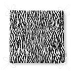 Zebra Desenli Özel Tasarım Dekoratif Fermuarlı Sandalye Minderi Realhomes