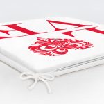 Aşk Temalı Dekorati Kare Sandalye Minderi 40x40cm ermuarlı Realhomes