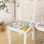 Botanik Portre Basklı Özel Tasarım Dekoratif Fermuarlı Sandalye Minderi Realhomes