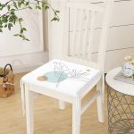 Karakalem Botanik Yaprak Desenli Fermuarlı Sandalye Minderi Realhomes