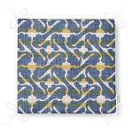 Gri Zemin Üzerinde Kahverengi Kot Çizgili Dekoratif Fermuarlı Sandalye Minderi Realhomes