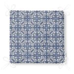 RealHomes Lacivert Kot Zemin Üzerinde Yön Baskılı Fermuarlı Sandalye Minderi Realhomes