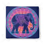 Rengarenk Bohem Otantik Etnik Fil Desenli Fermuarlı Sandalye Minderi Realhomes