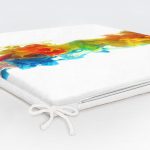 Renli Duman Temalı Modern Fermuarlı Sandalye Minderi Realhomes