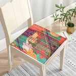 Halı Desenli Dekoratif Fermuarlı Sandalye Minderi Realhomes