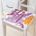 Realhomes Özel Tasarımlı Dijital Baskılı Dekoratif Fermuarlı Sandalye Minderi Realhomes