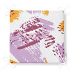 Realhomes Dijital Baskılı Özel Renkli Fermuarlı Sandalye Minderi Realhomes