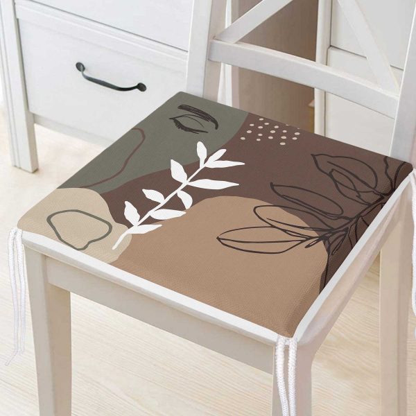 RealHomes Bohemian Özel Tasarım Dekoratif Fermuarlı Sandalye Minderi Realhomes