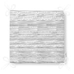 Modern Siyah Beyaz Çizgi Motifli Dekoratif Fermuarlı Sandalye Minderi Realhomes