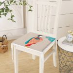 Realhomes Dijital Baskılı Özel Tasarım Dekoratif Modern Fermuarlı Sandalye Minderi Realhomes