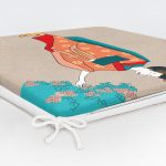 Realhomes Dijital Baskılı Özel Tasarım Dekoratif Modern Fermuarlı Sandalye Minderi Realhomes