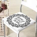 Home Sweet Home Dekorati Kare Sandalye Minderi 40x40cm ermuarlı Realhomes