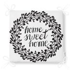 Home Sweet Home Dekorati Kare Sandalye Minderi 40x40cm ermuarlı Realhomes
