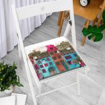 Ev Motili Dekorati Kare Sandalye Minderi 40x40cm ermuarlı Realhomes