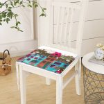 Ev Motili Dekorati Kare Sandalye Minderi 40x40cm ermuarlı Realhomes