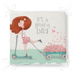 - scootergirl.eps - Realhomes  Realhomes Dekorati Kare Sandalye Minderi 40x40cm ermuarlı Realhomes