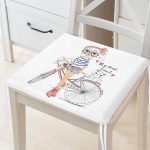 - Print - Realhomes RealHomes Özel Tasarım Fermuarlı Sandalye Minderi Realhomes